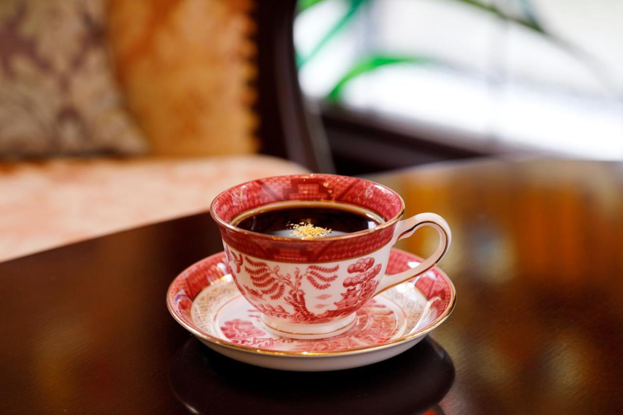 Kanazawa Hakuchoro Hotel Sanraku -Natural Hot Spring- Екстериор снимка A cup of coffee